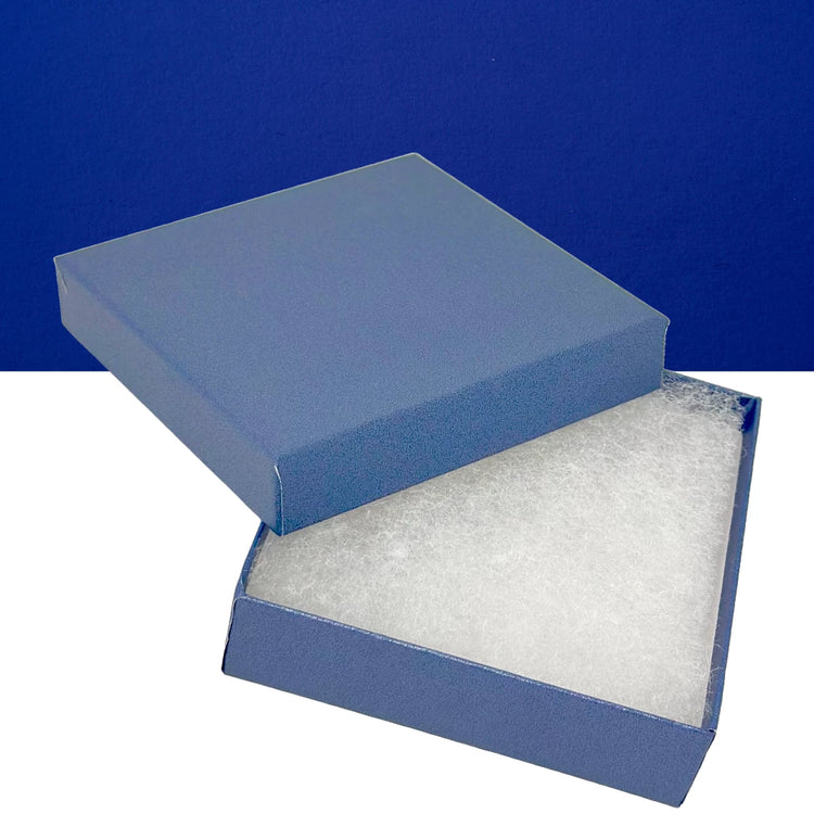 Pearl Blue Cotton Filled