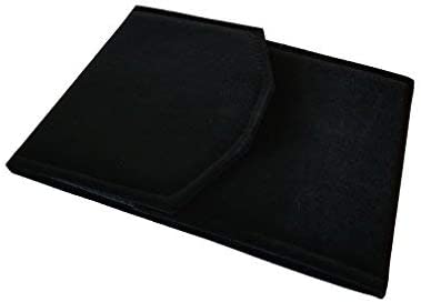 Black Velvet Jewelry Necklace Presentation Folder 5 1/2W