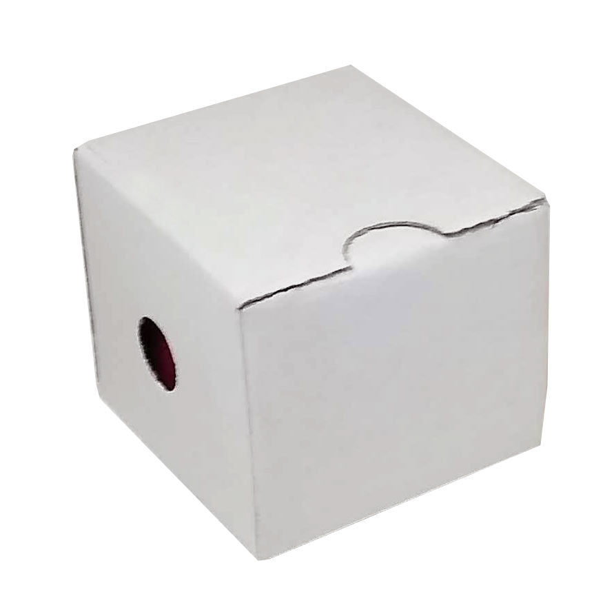 Large Red Square Flocked Velvet Ring Box- Sold by Dozen (12 pcs)