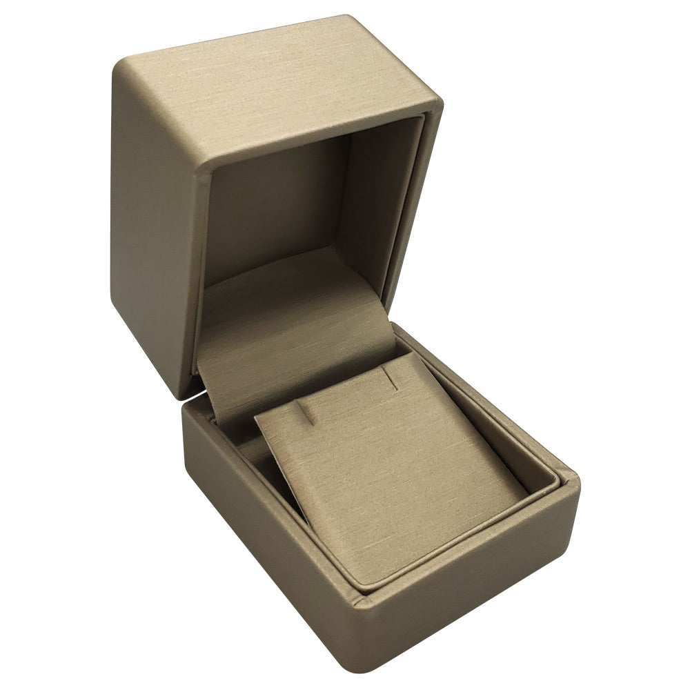 Luxury Bronze Leatherette Jewelry Earring Gift Boxes