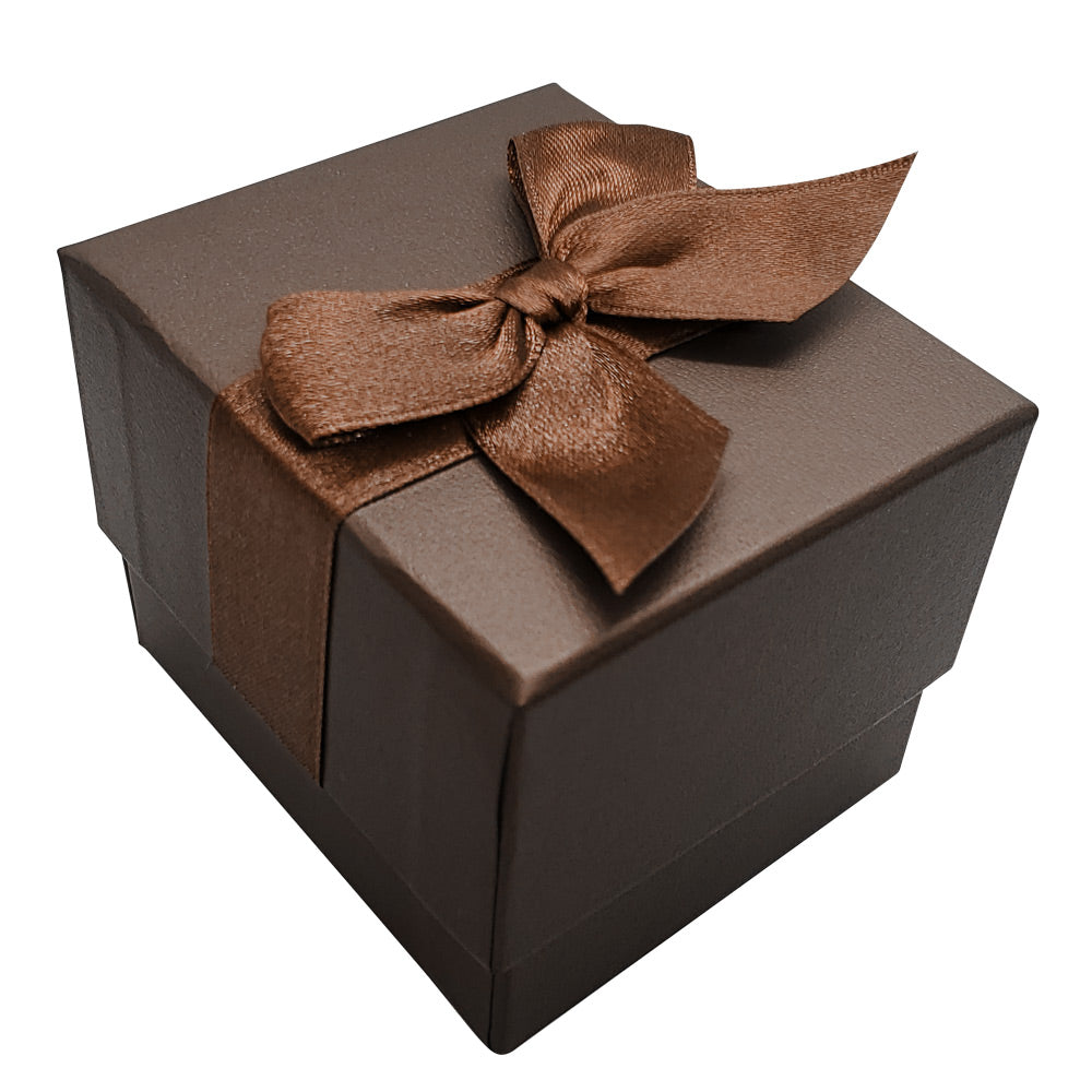 Luxury Bronze Leatherette Jewelry Earring Gift Boxes