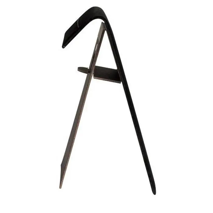 Black Velvet Standing Jewelry Bracelet Display Ramp