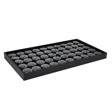 Full Size Black Foam 36 Acrylic Jar Gemstone Tray Liner