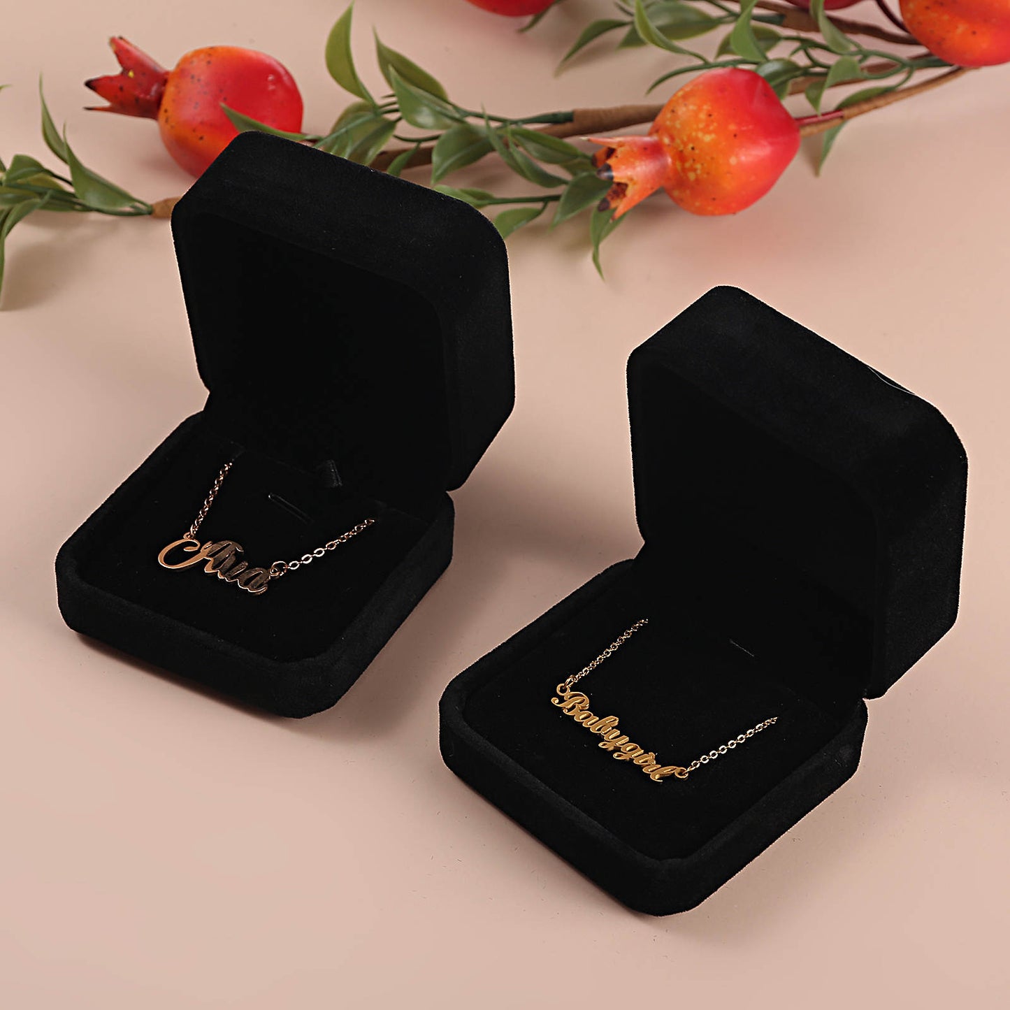 Black Velvet Pendant Earring Necklace Jewelry Box Sold as Dozen (12 pcs)