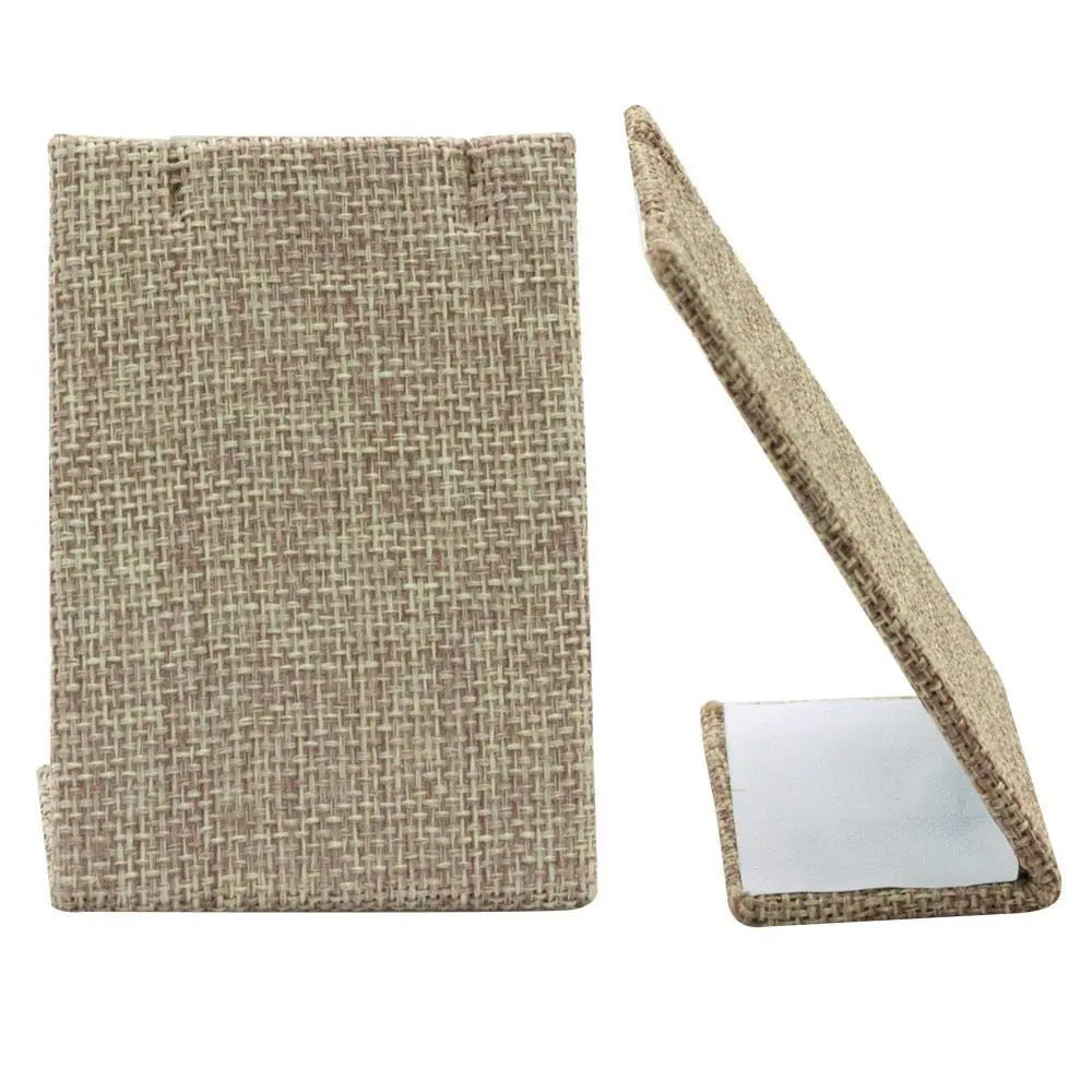 Burlap Jewelry Earring / Pendant Display Stand