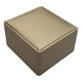 Luxury Bronze Leatherette Jewelry Pendant Gift Boxes