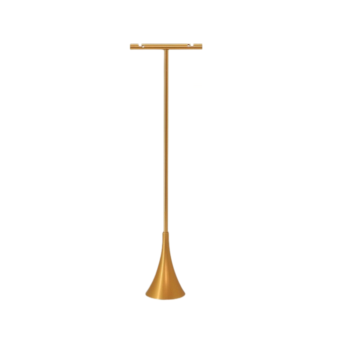 Tall Luxury Gold T-Bar Jewelry Display Stands
