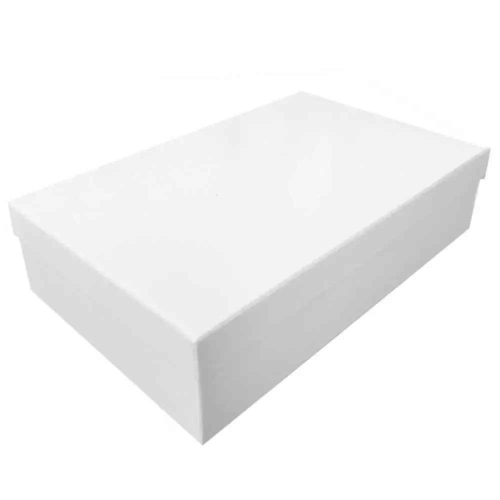 Black Rounded Corner Leatherette Large Necklace Box