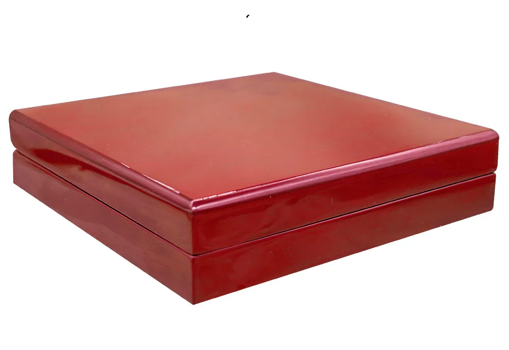 Red Rosewood Jewelry Necklace Boxes