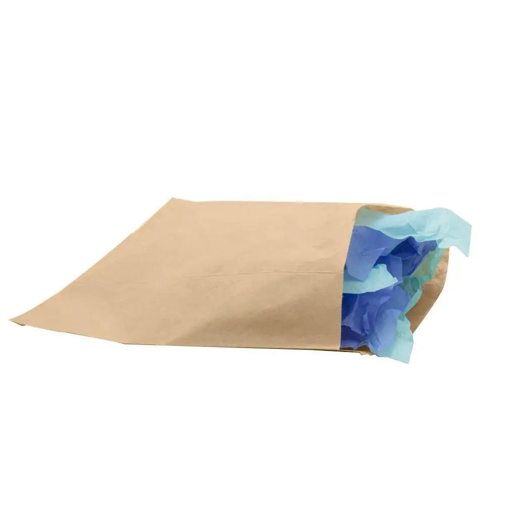 Brown Kraft Paper Gift Shopping Bags, 100 Per Pack, 10" x 13"