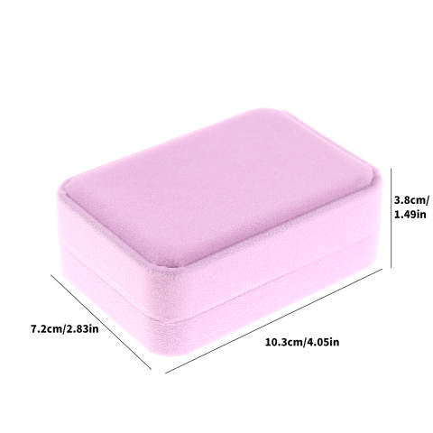 Pink Velvet Large Pendant Jewelry Box- Sold by Dozen (12pcs)