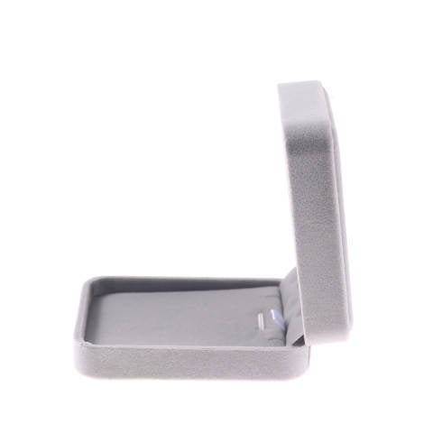 Grey Velvet Large Pendant Jewelry Box- Sold by Dozen (12pcs)