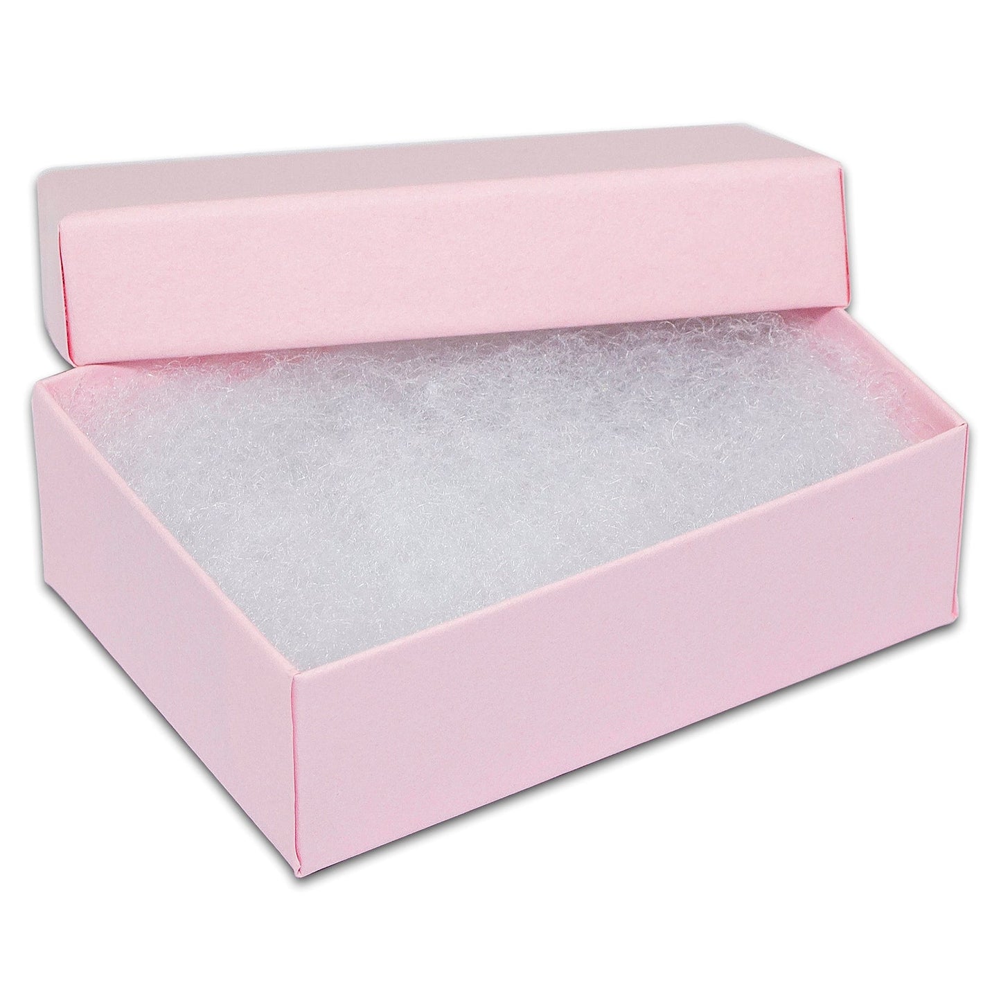 #32 - 3 1/4" x 2 1/4" x 1"H Pink Cotton Filled Box