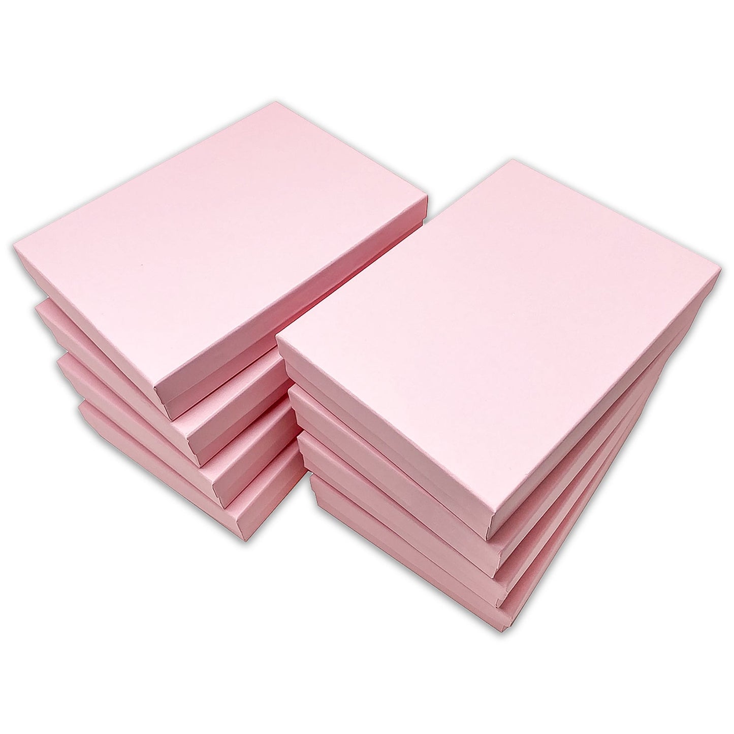 #75 - 7 1/8" x 5 1/8" x 1 1/8"H Pink Cotton Filled Box