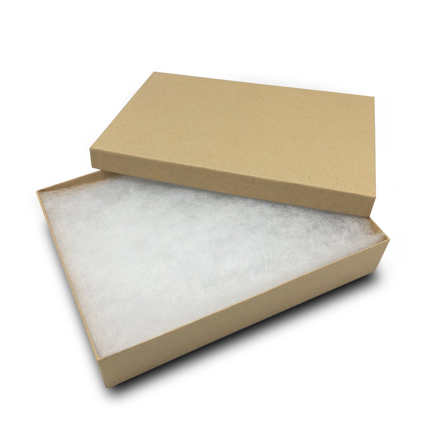 #K75 - 7 1/8" x 5 1/8" x 1 1/8"H Kraft Cotton Box