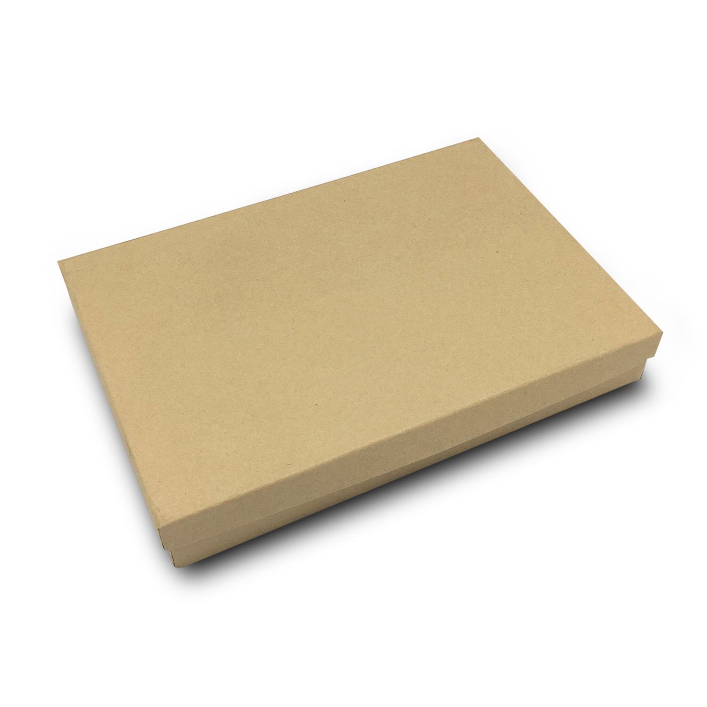 #K85 - 8 1/8" x 5 5/8" x 1 3/8" Kraft Cotton Filled Paper Box