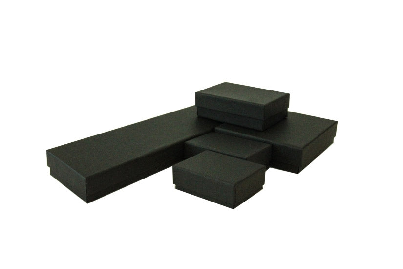 #MB99 - Cotton Filled Jewelry Box Assortment in Matte Black