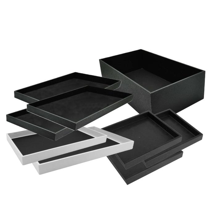 Stackable and Leatherette Trays – Jewelry Displayz