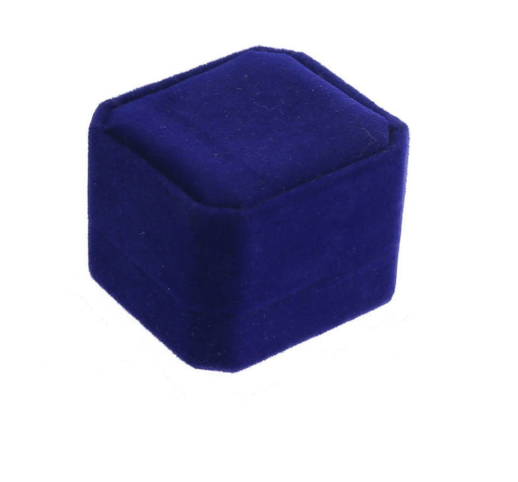 Blue Velvet Jewelry Box