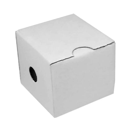 Large Black Square Flocked Velvet Ring Box- Sold by Dozen (12 pcs)