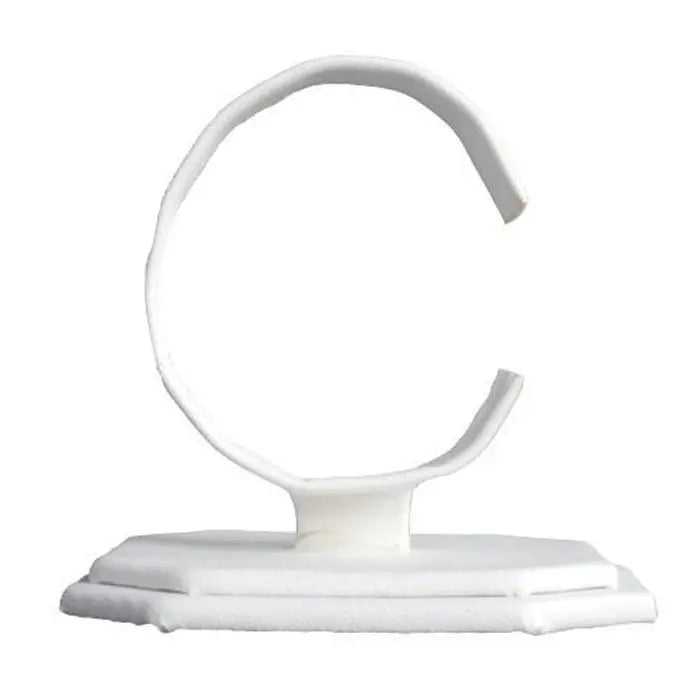 White Leatherette Watch Display Stand