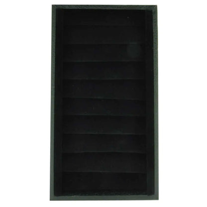 Black 9 Slot Jewelry Bangle Display Tray