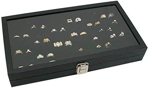 Jewelry Tray with Glass Lid