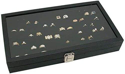 Jewelry Tray with Glass Lid