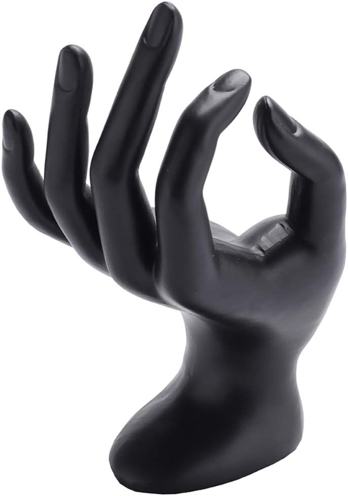 "Ok" Fingers Hand Display - Black"