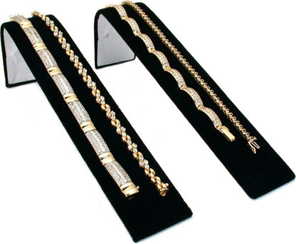 11 Piece Black Velvet Combination Bust Set for Necklace, Bracelet, Earring, Pendants and Ring