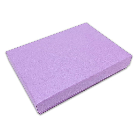 #85 - 8 1/8" x 5 1/8" x 1 1/8"H Matte Purple Cotton Filled Paper Box