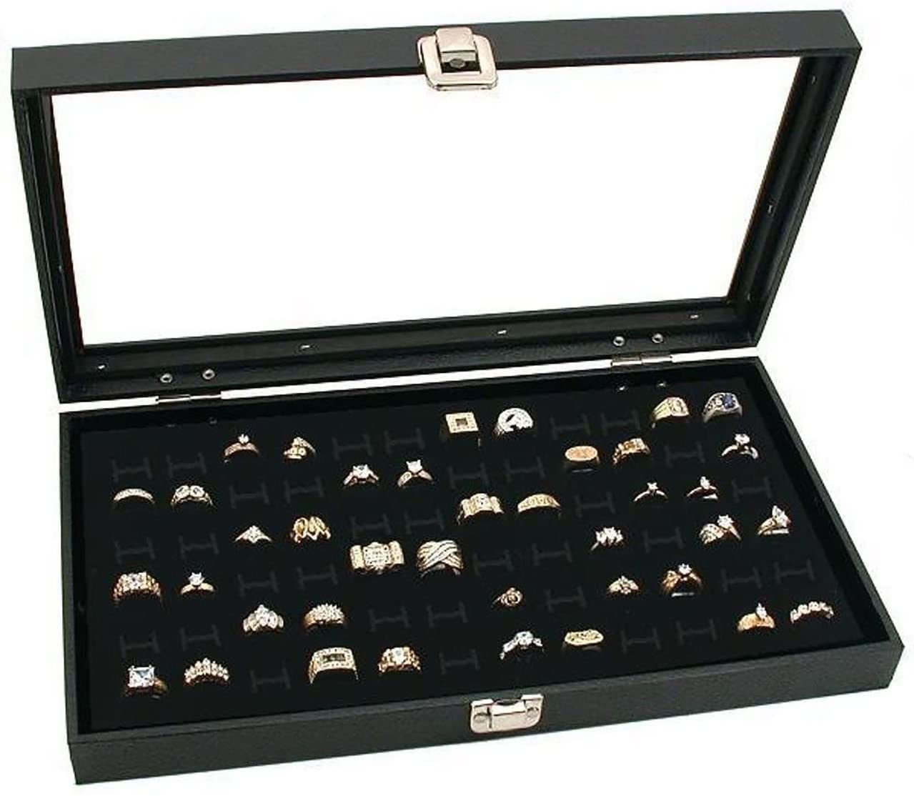 Jewelry Tray with Glass Lid
