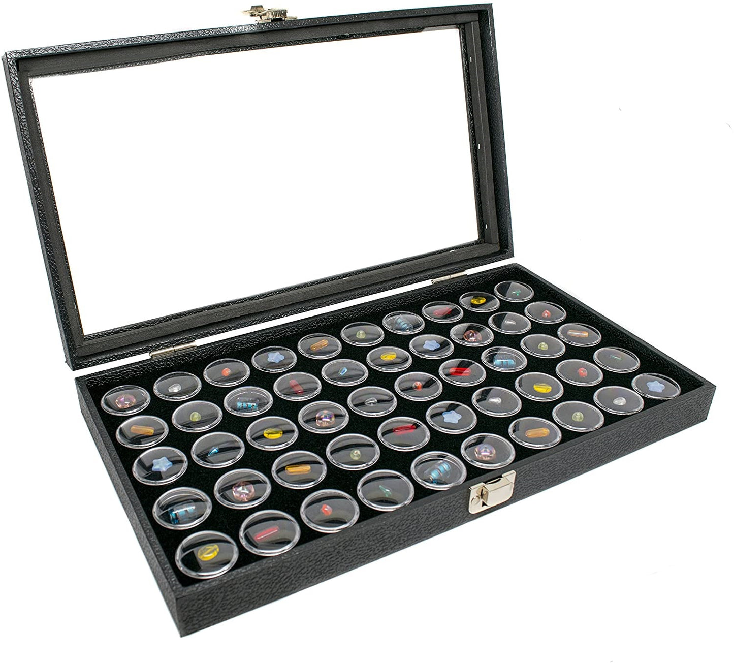Jewelry Tray with Glass Lid