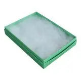 #85 - 8 x 5 x 1 1/4"H Teal Cotton Filled Paper Box