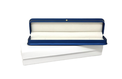 Aegean Blue Bracelet Jewelry Box-Premium PU Leather-Sued inside lining. Comes with outer packer