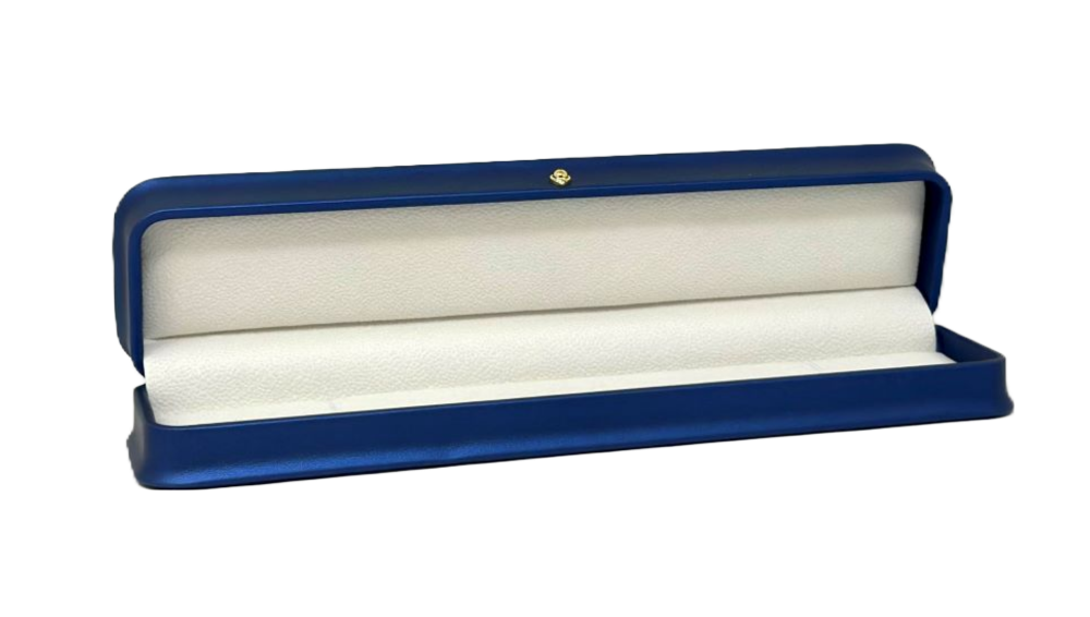 Aegean Blue Bracelet Jewelry Box-Premium PU Leather-Sued inside lining. Comes with outer packer