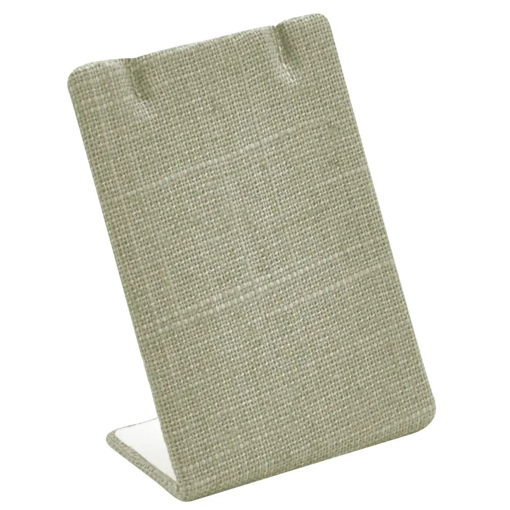 Grey Linen Jewelry Earring / Pendant Display Stand