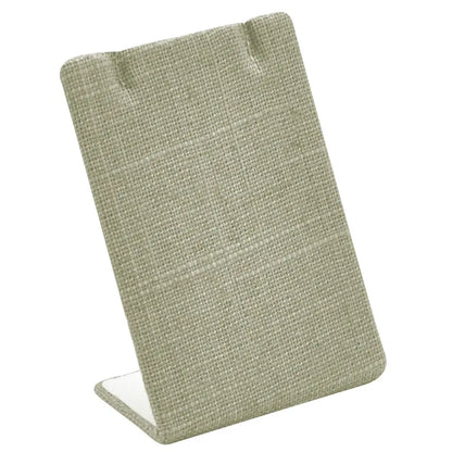 Grey Linen Jewelry Earring / Pendant Display Stand