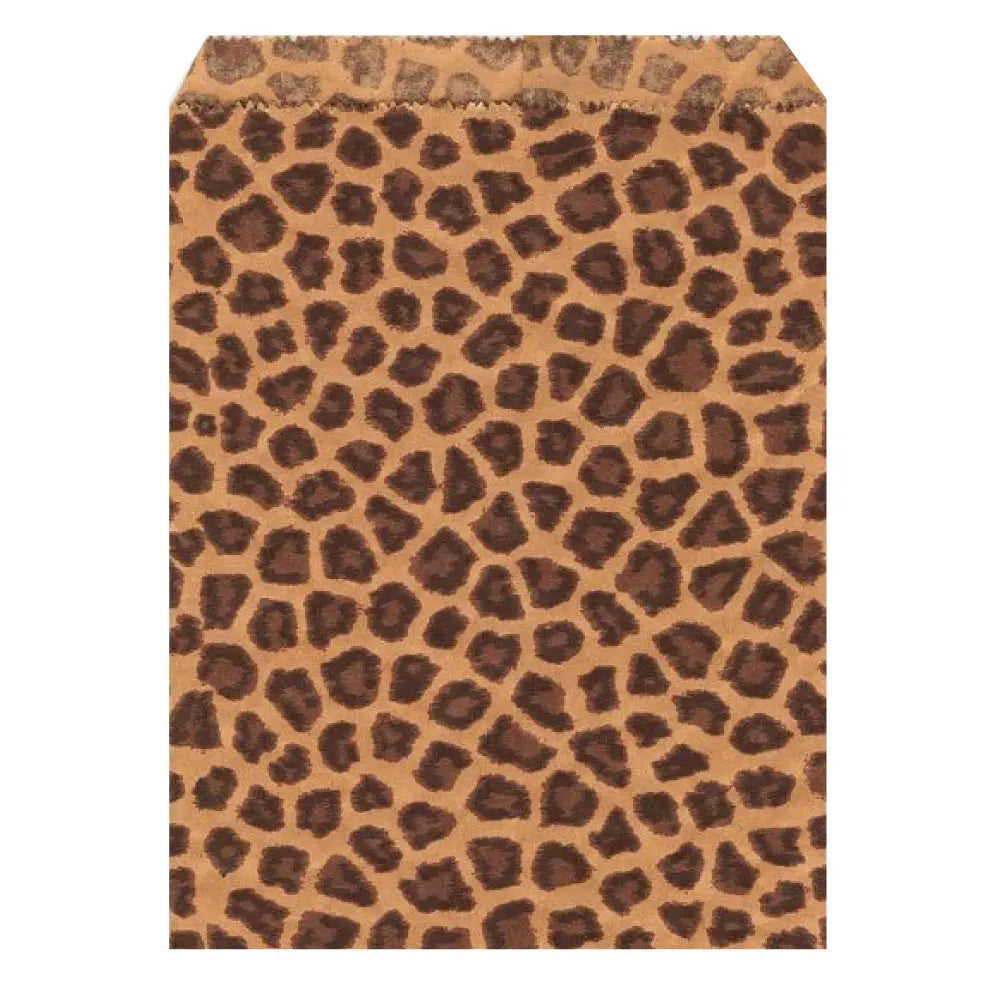 Animal Print Gift Shopping Bags, 100 Per Pack, 8-1/2" x 11"