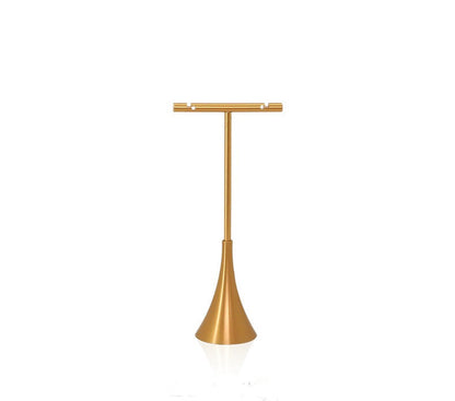 Luxury Gold T-Bar Jewelry Display Stands