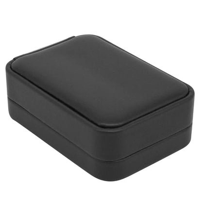 Large Black Rounded Corner Leatherette Pendant/Earring Box