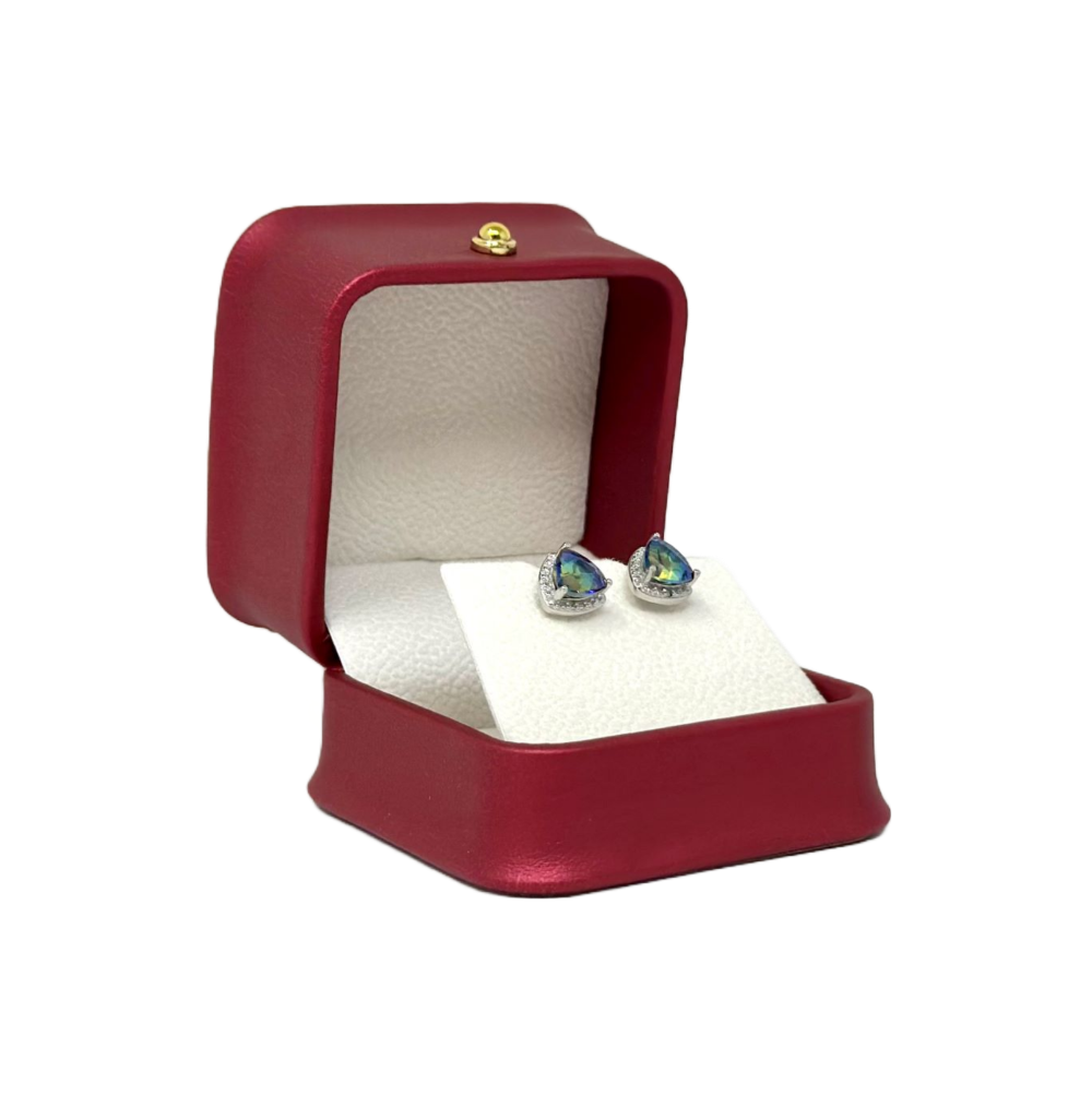 Crimson Red Earring Box