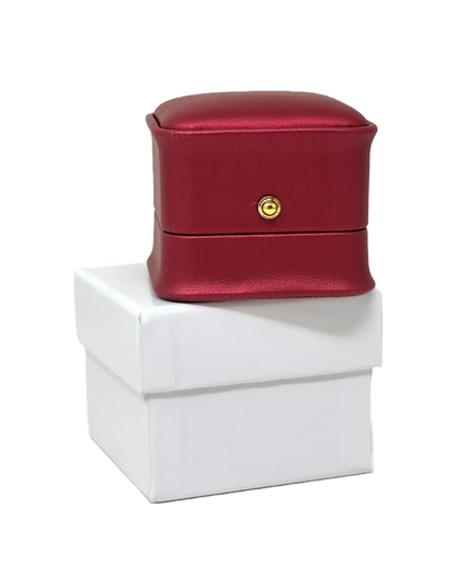 Crimson Red Earring Box