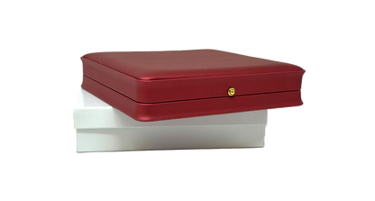 Crimson Red Necklace Jewelry Box Set