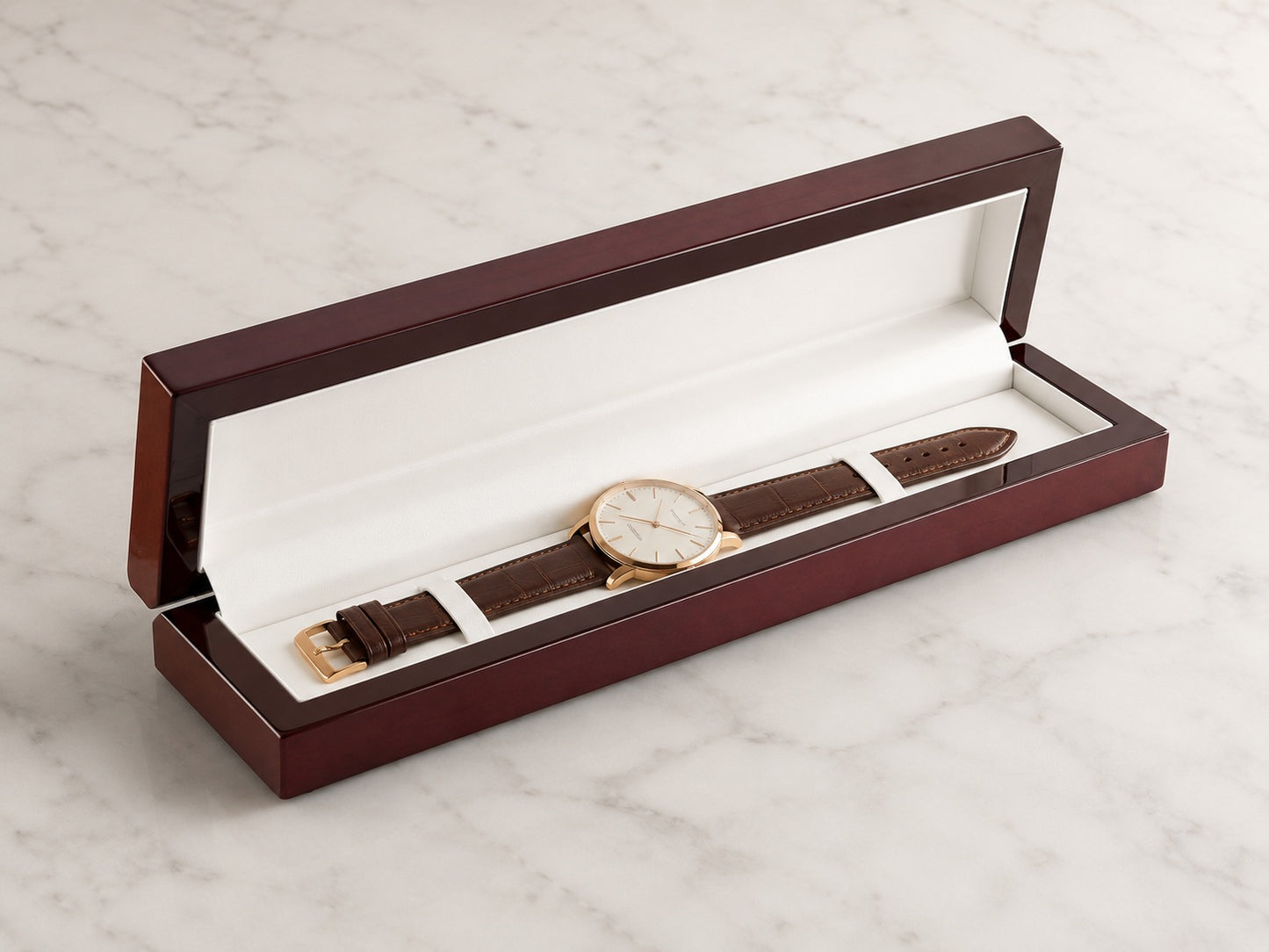 Red Rosewood Jewelry Bracelet Box