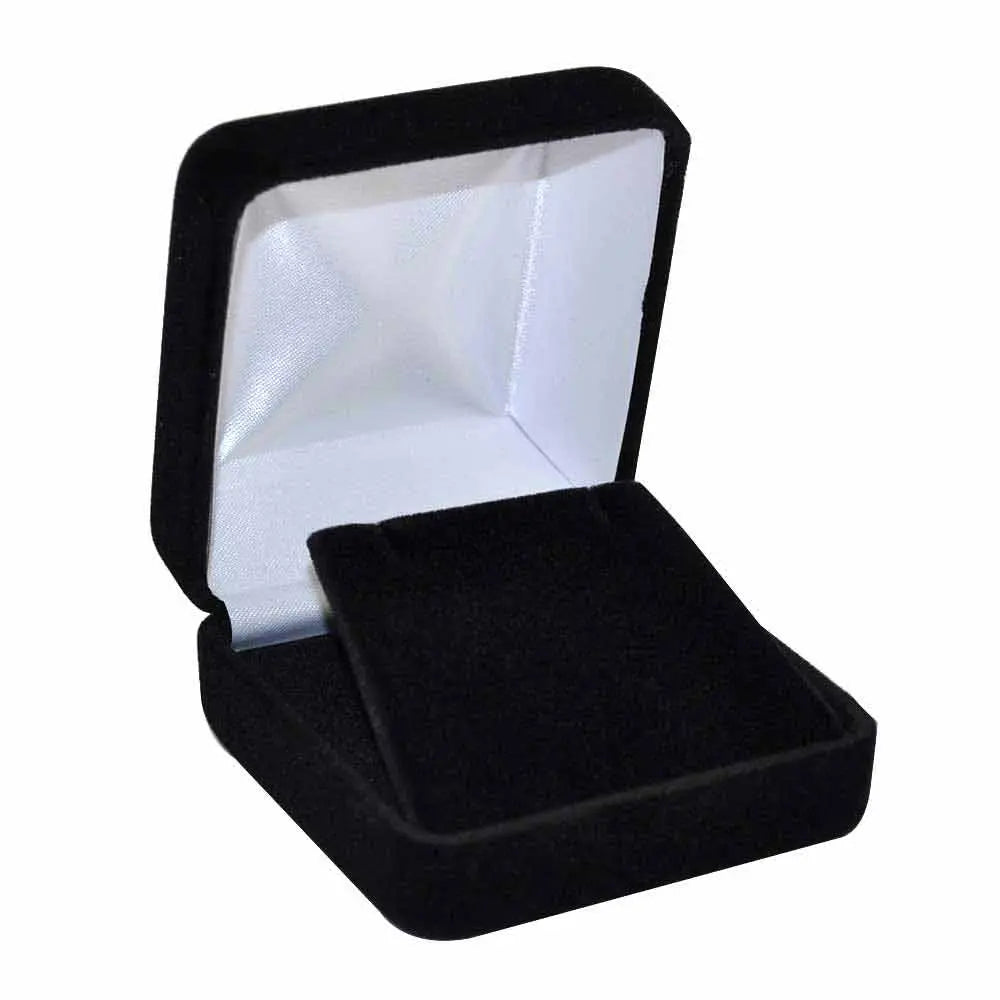 Black Premium Velvet Jewelry Pendant Gift Boxes