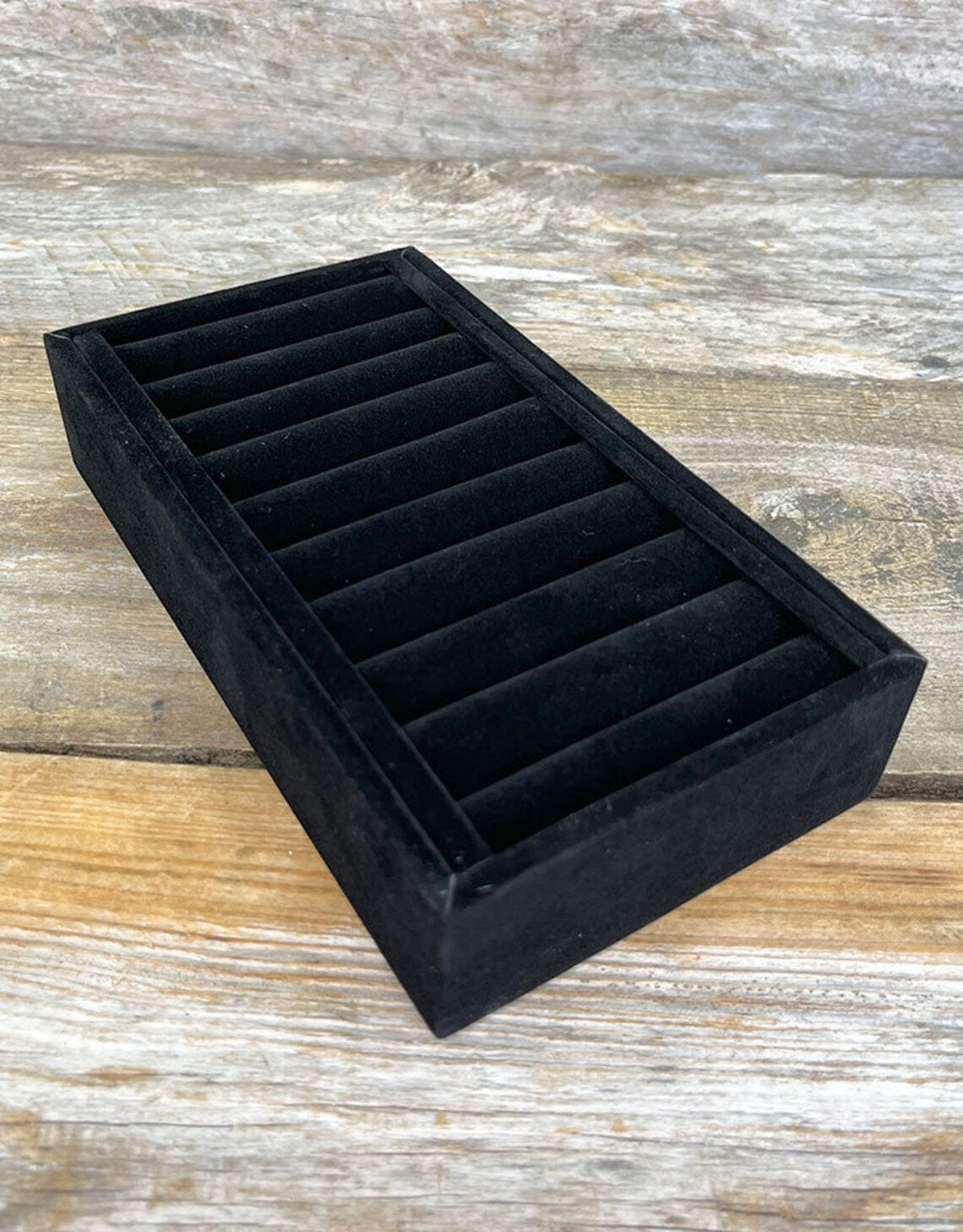 Black 9 Slot Jewelry Bangle Display Tray