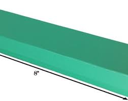 #82 - 8" x 2" x 1" H Teal Green Paper Bracelet Box