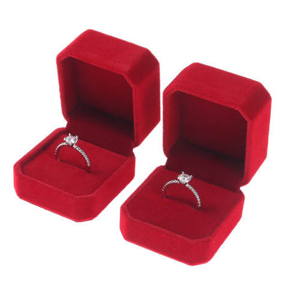 Red Velvet Ring Box