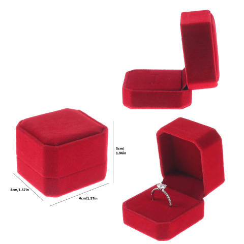Red Velvet Ring Box